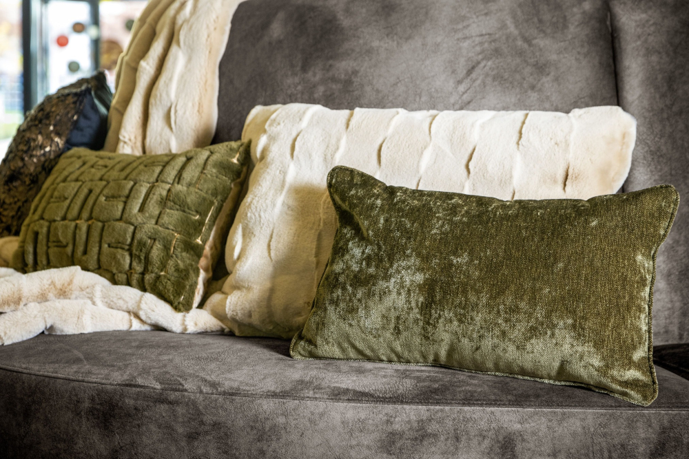 Dutch Decor gefülltes Kissen 'Ferre' 40 x 60 cm Irish Cream - Beige